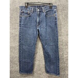 Levis 505 Jeans Men’s 36x29 Blue Regular Straight Leg Denim Medium Wash